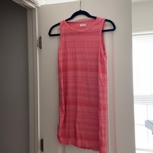 Lou & Grey Pink Striped Dress / Coverup